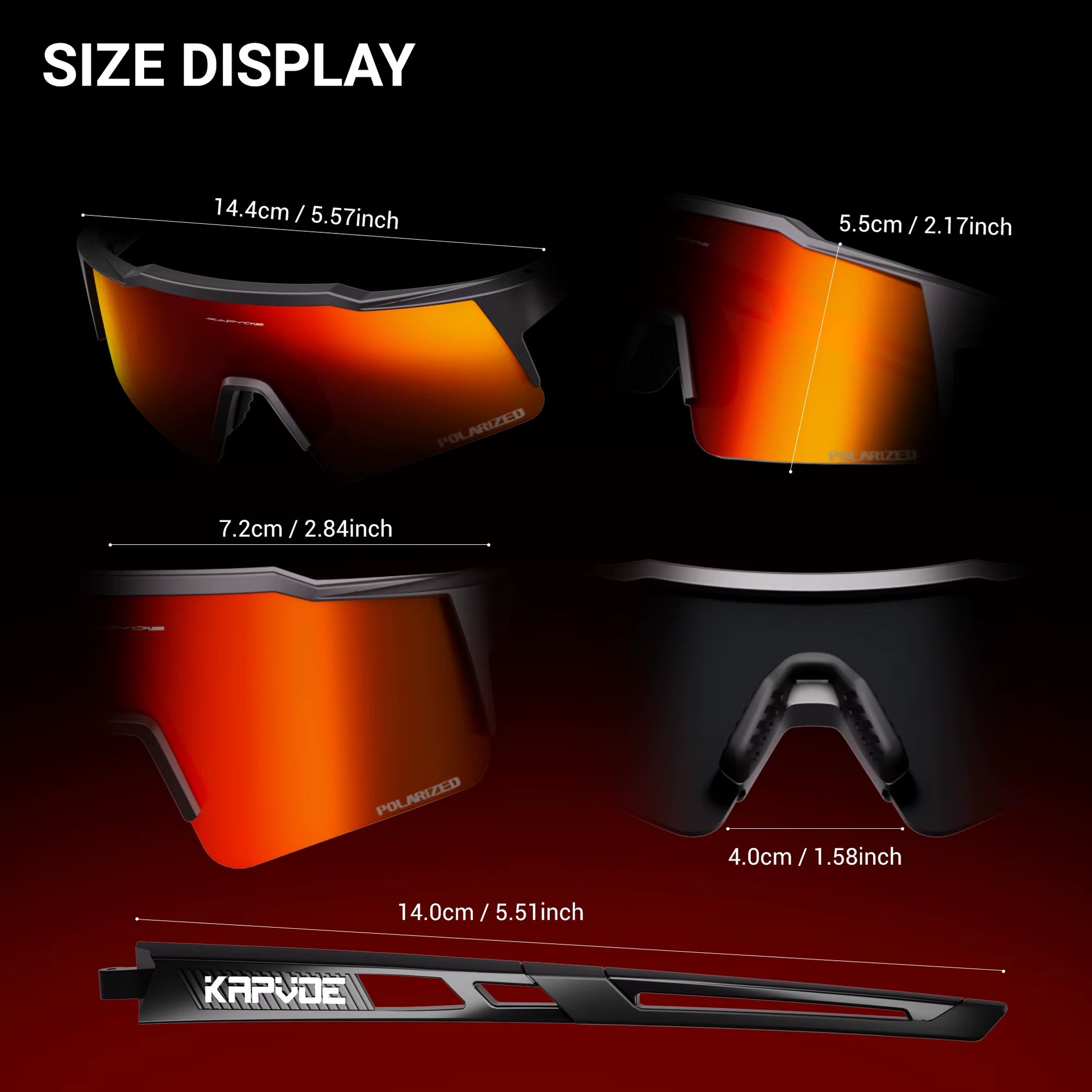 Polarized Cycling Sunglasses Outdoor Fishing Sunglasses Men MTB Cycling Glasses UV400 Women Road Bike Glasses