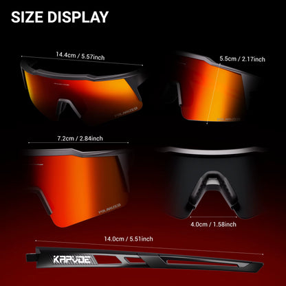 Polarized Cycling Sunglasses Outdoor Fishing Sunglasses Men MTB Cycling Glasses UV400 Women Road Bike Glasses